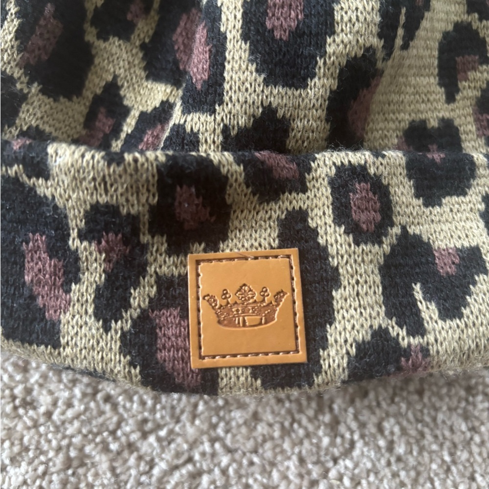 Panache Leopard Print Kids Hat